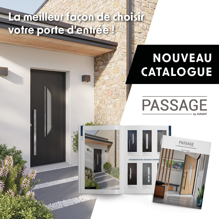 Le nouveau catalogue des portes d'entrée PASSAGE est disponible