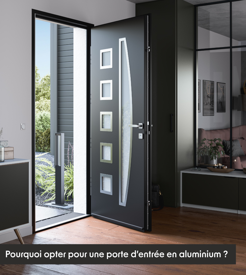 Photo de l'article Pourquoi choisir une porte d'entrée en aluminium ?