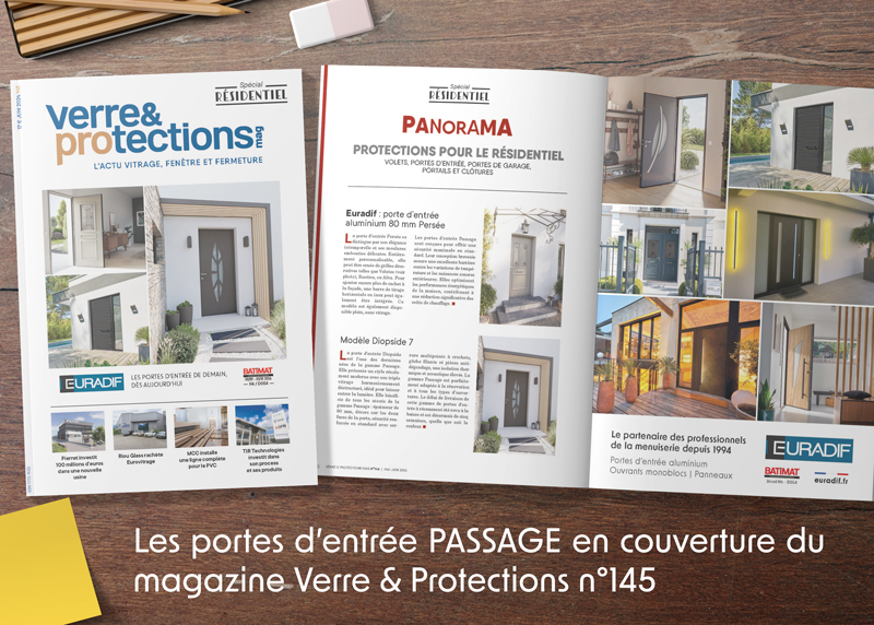 Visuel de l'article EURADIF dans verre et protections magazine 145