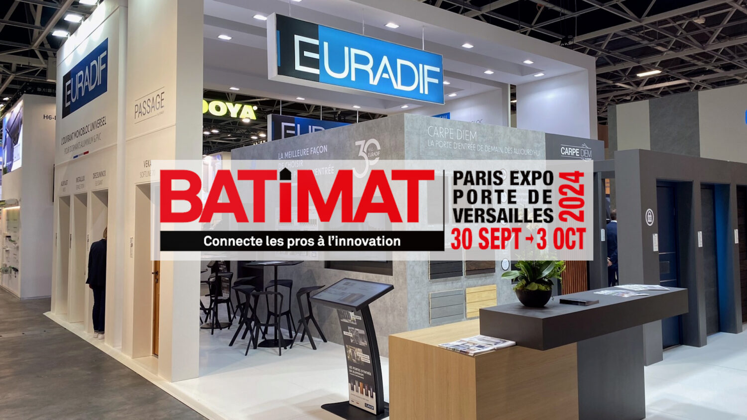 Retour en image sur notre stand à BATIMAT 2024