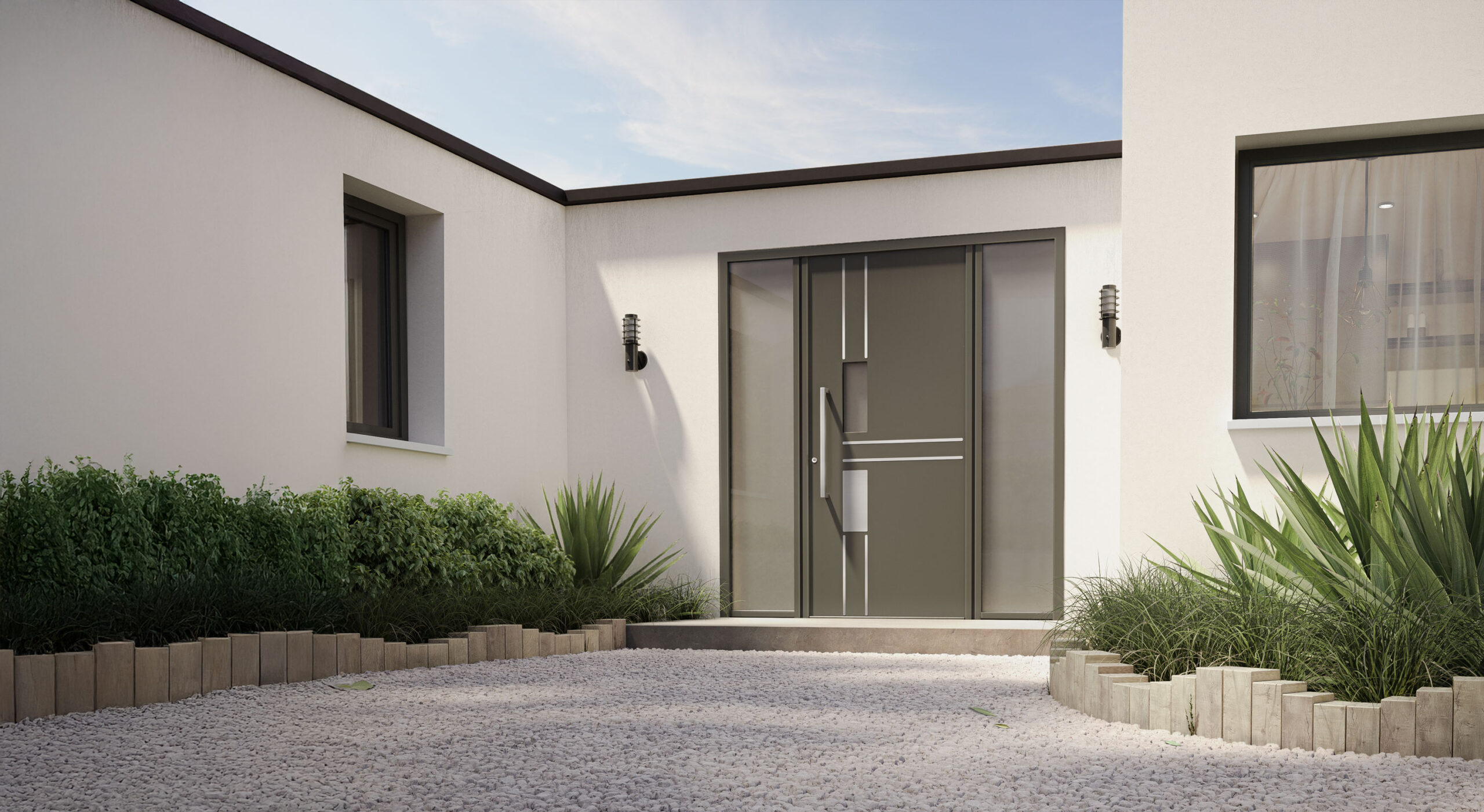 PASSAGE NEO : la référence des portes d’entrée aluminium 80 mm