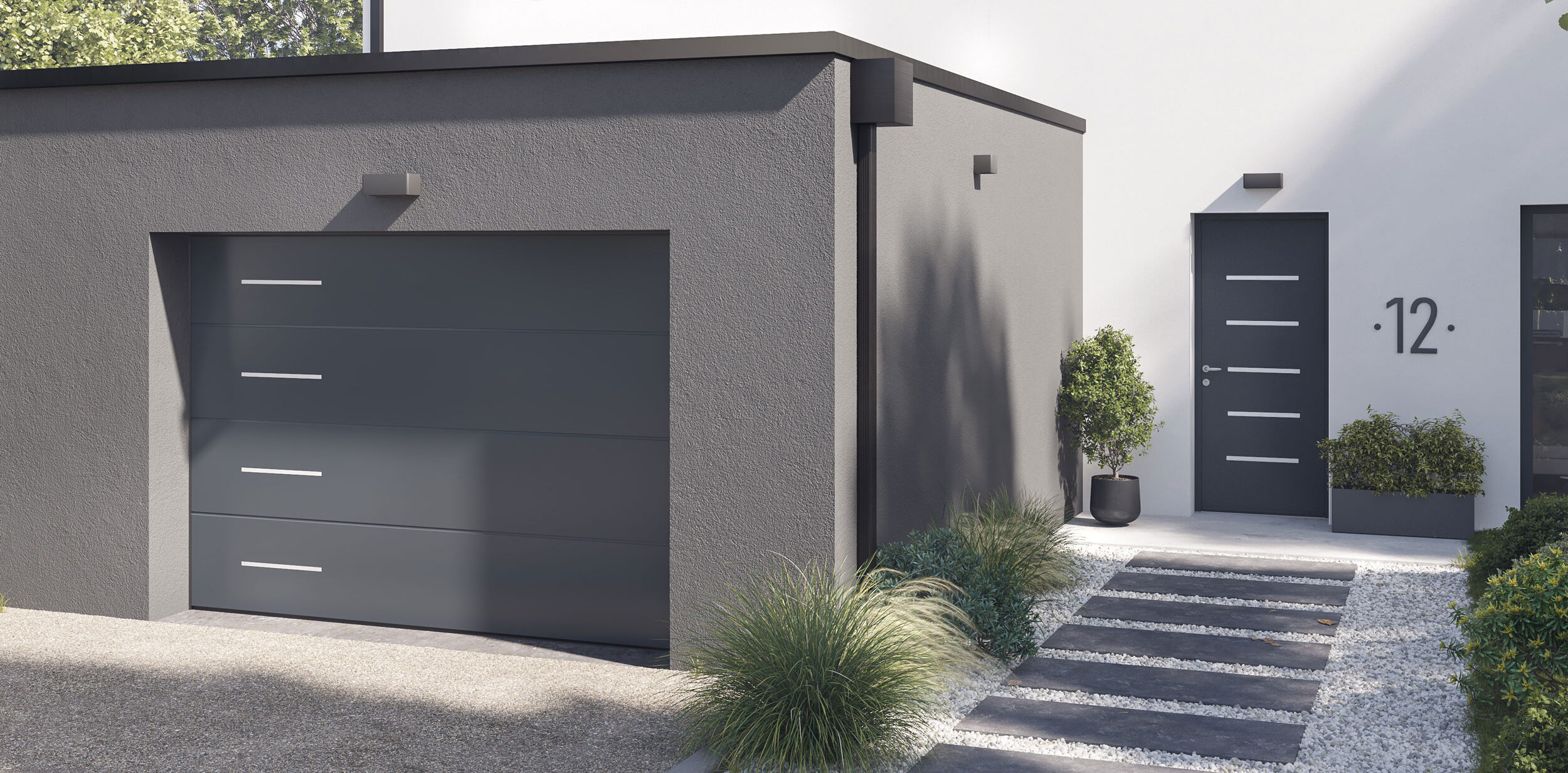 Portes de garage coordonnées