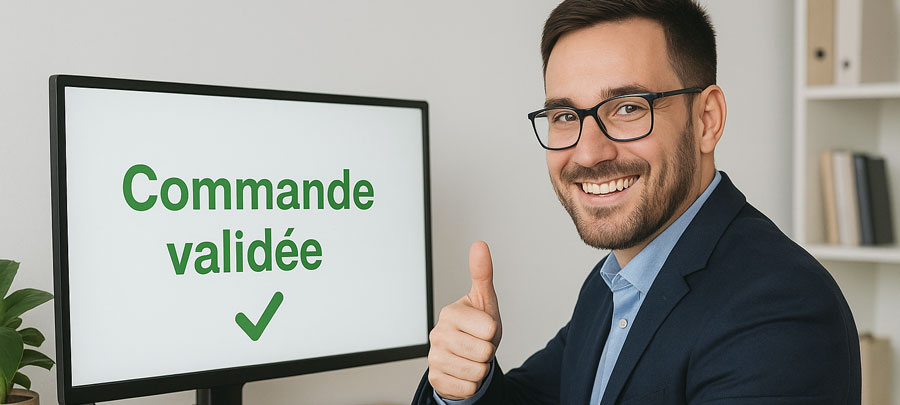 Validez et passez la commande