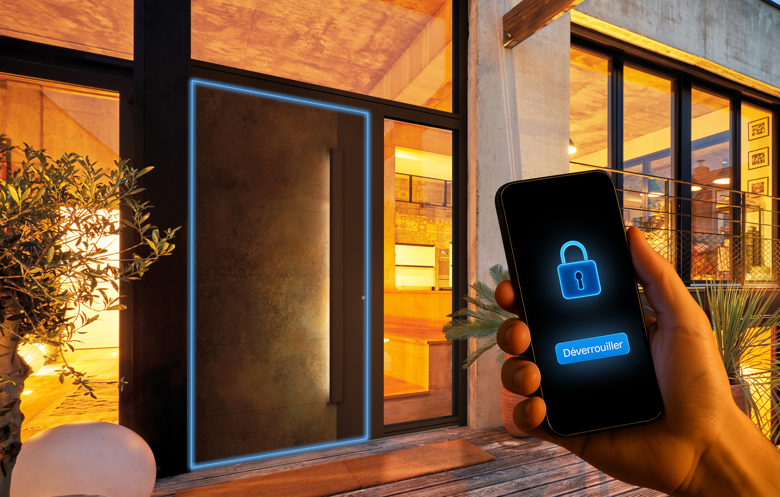 Solutions connectées pour portes d’entrée