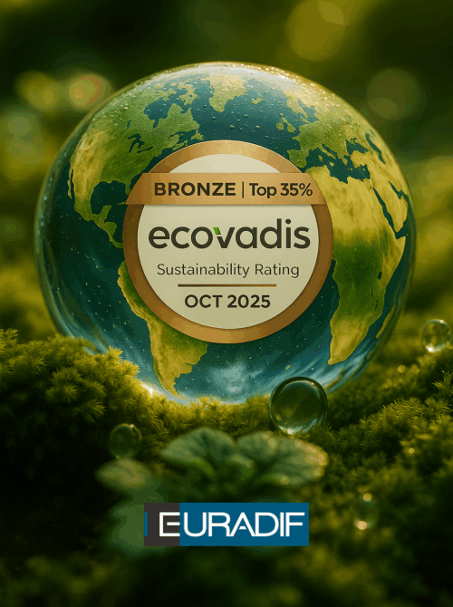 EURADIF obtient la médaille de bronze EcoVadis !