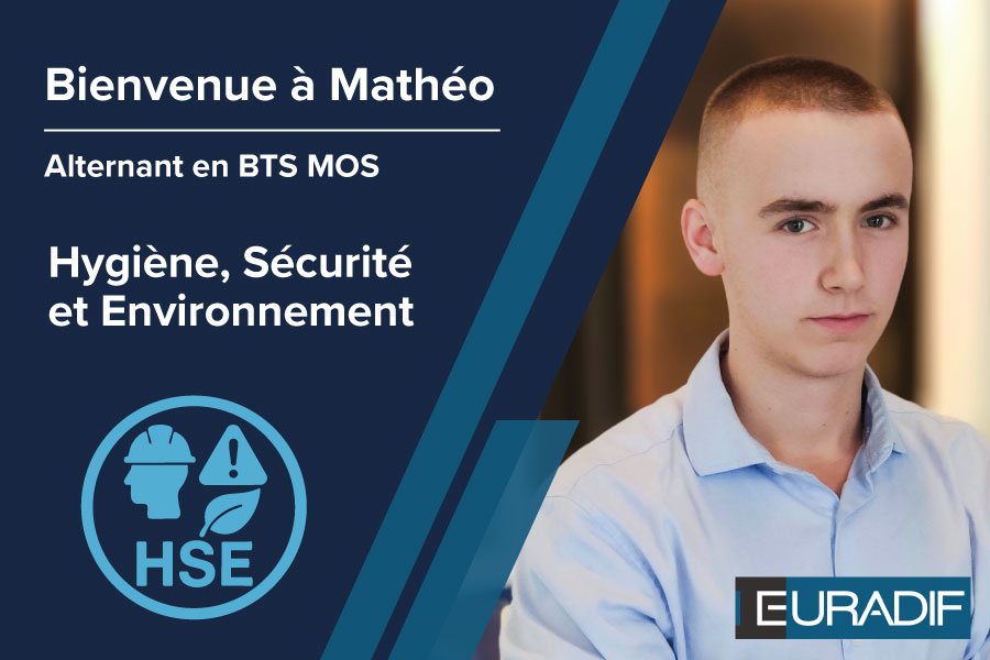 Bienvenue à Mathéo, notre nouvel alternant HSE