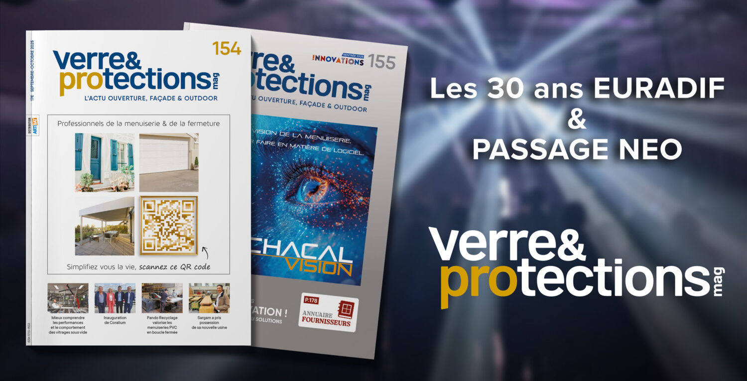 Les 30 ans d’Euradif et PASSAGE NEO dans Verre & Protections Magazine