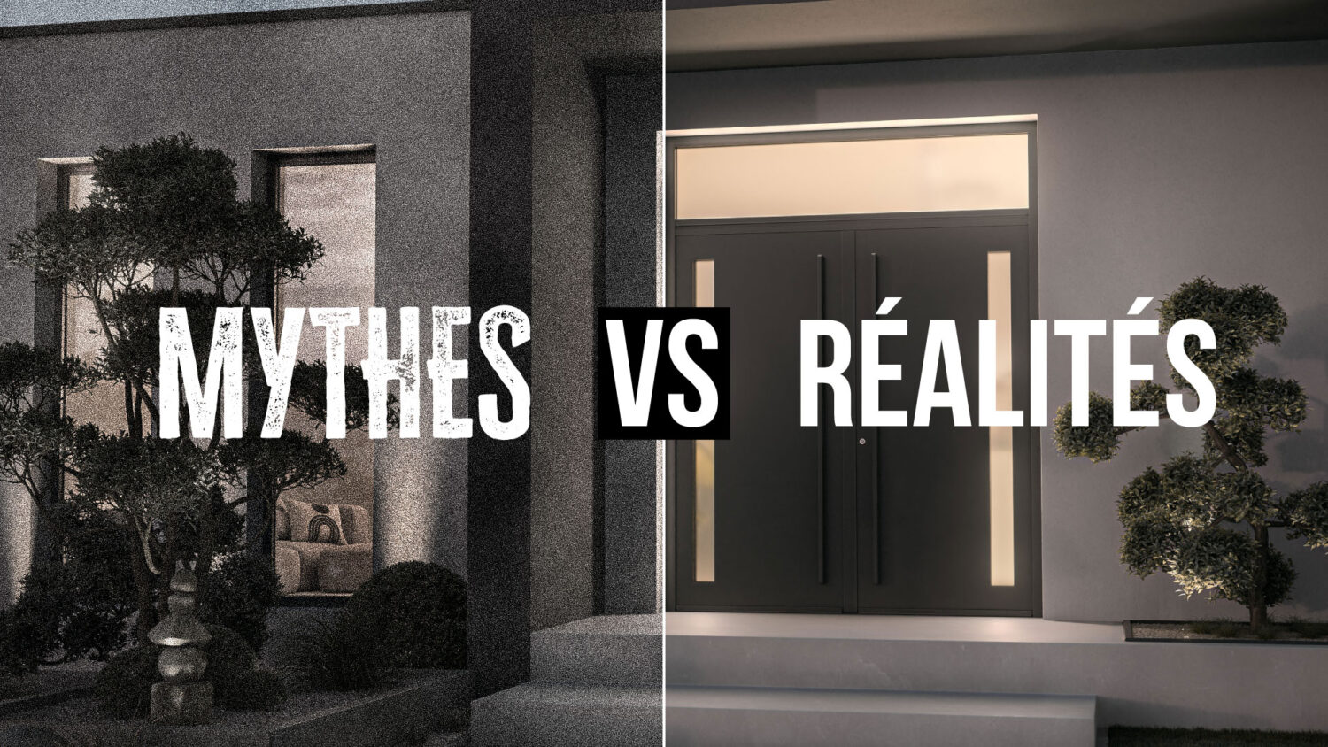 Portes d’entrée en aluminium : mythes et réalités