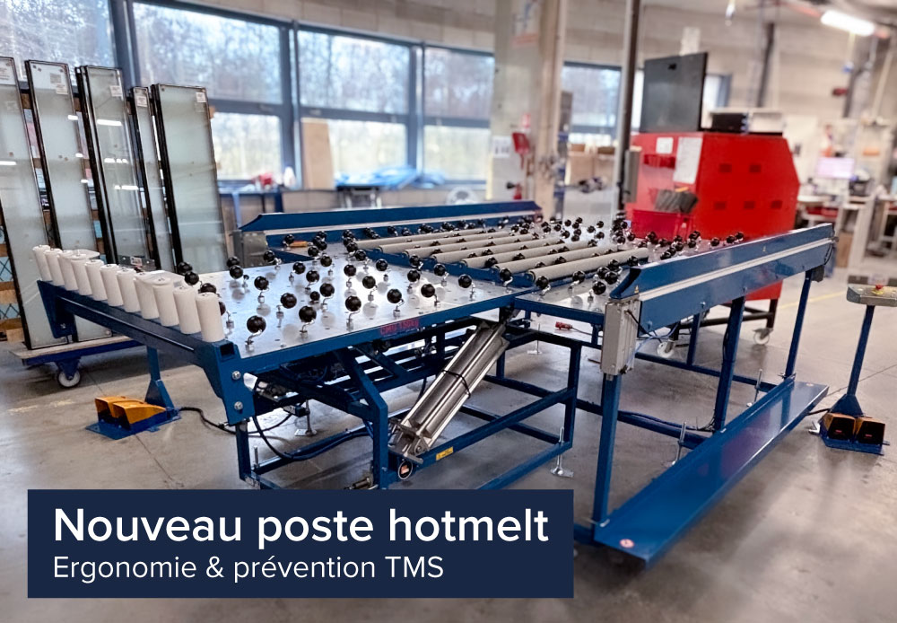 Nouvelle table Hotmelt