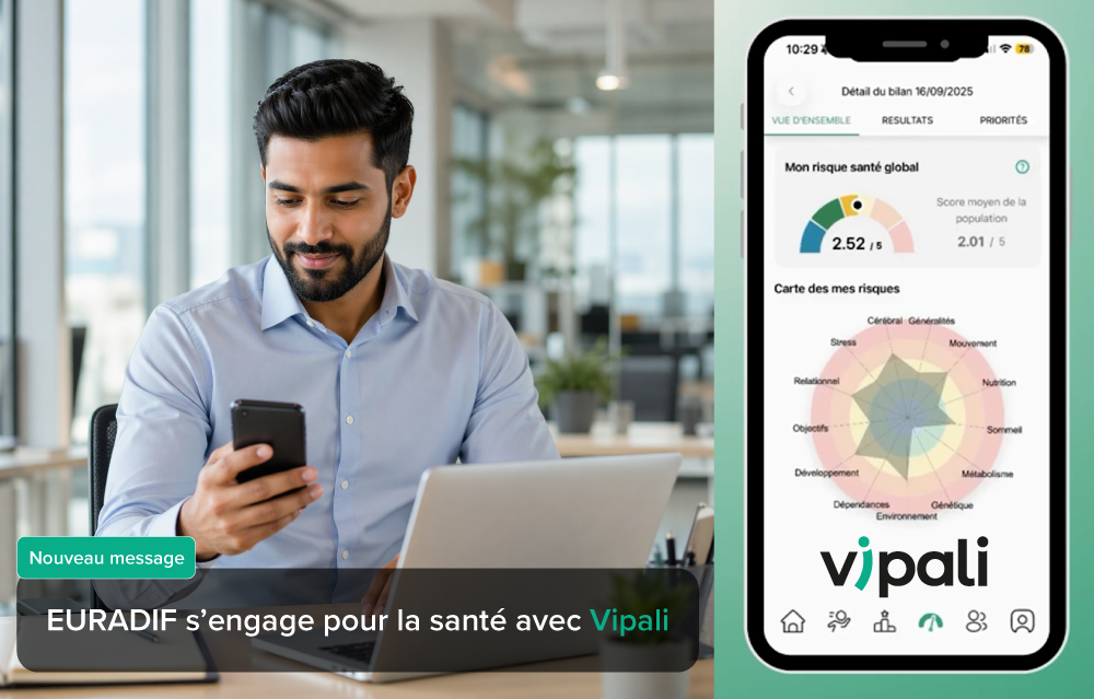 EURADIF s&rsquo;engage pour la santé avec VIPALI