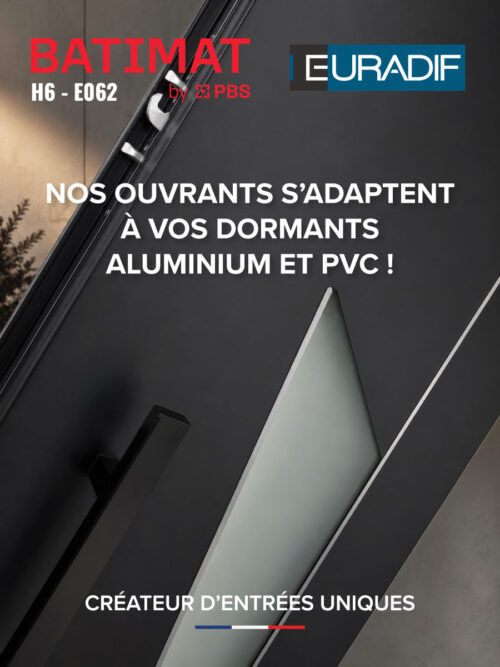 Nos ouvrants s&rsquo;adaptent à vos dormants Aluminium et PVC