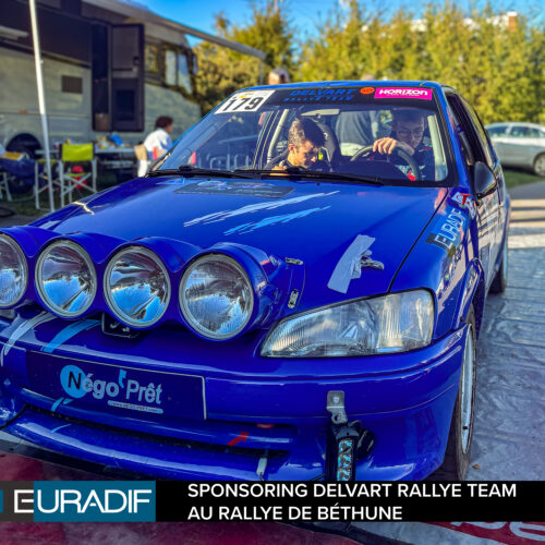 EURADIF aux côtés de DELVART RALLYE TEAM !