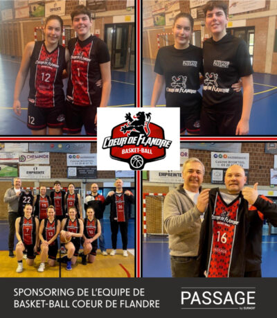 Article sponsoring club de basket-ball Cœur de Flandre