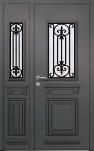 Porte d’entrée en aluminium NOBEL + NOBELSIDE Porte d'entrée en aluminium NOBEL + NOBELSIDE